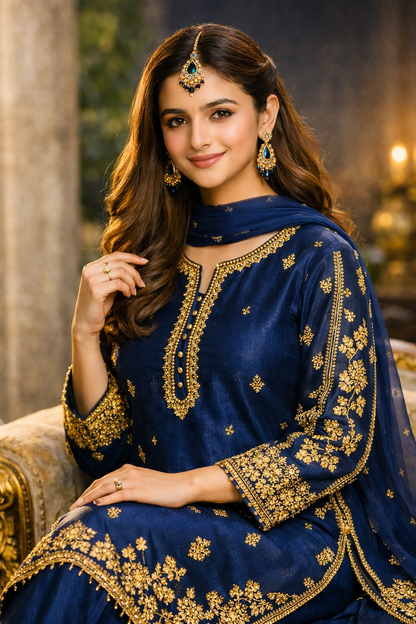 Salwar Kameez with Dupatta – Elegant Festive Outfit for Women