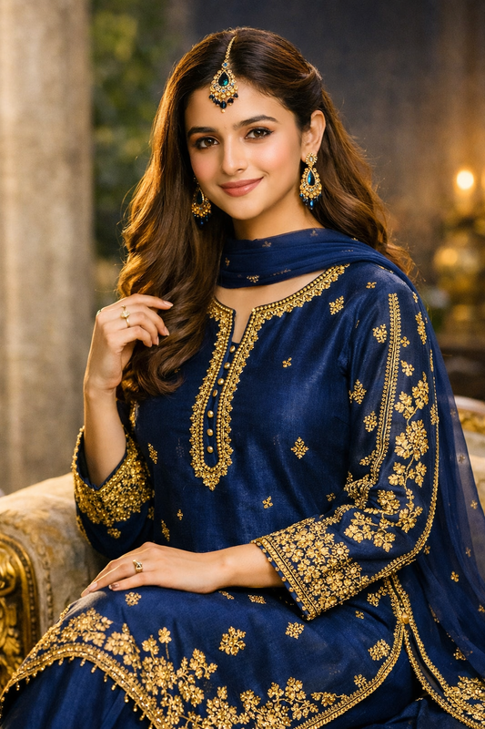 Salwar Kameez with Dupatta – Elegant Festive Outfit for Women