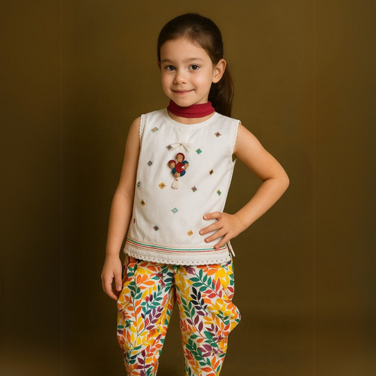 Kids' Cotton Patiala Shalwar – Soft & Comfortable Ethnic Wear